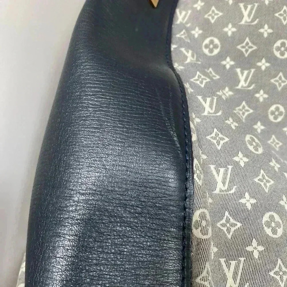 Authentic Louis Vuitton Rendezvous PM Tote Purse Bag Monogram IDYLLE Blue/Gray - Picture 8 of 16